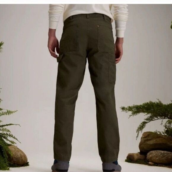 1327 NWT Alpine Design Men's Utility Pant Vintage Olive 40x32 - Picture 2 of 8